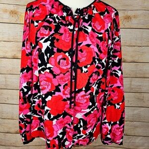 Bright Floral Blouse